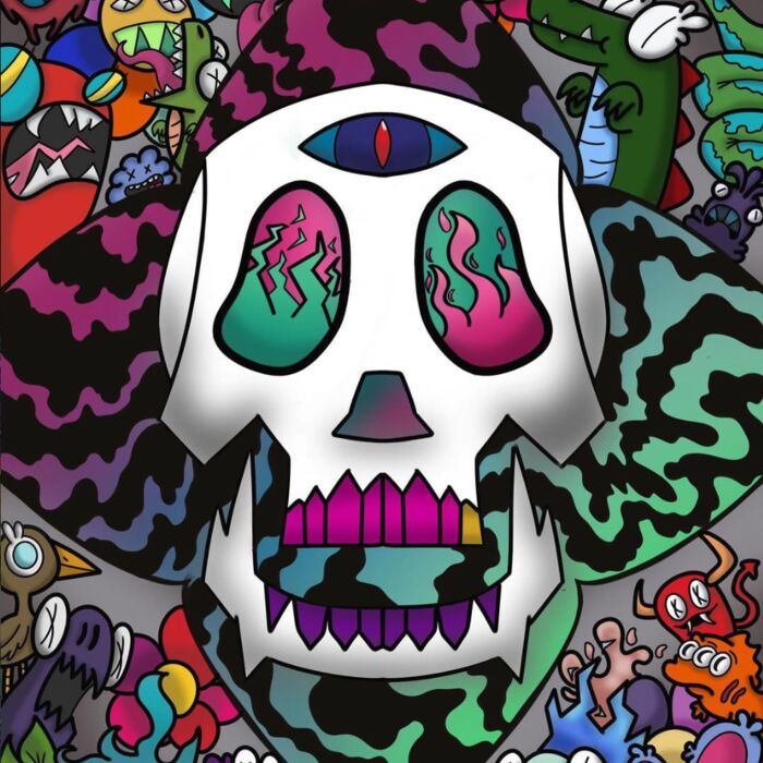 Calavera · Tercer Ojo — inknpollo